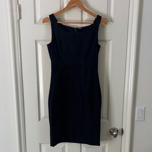 Elie Tahari Classic Black Midi Dress